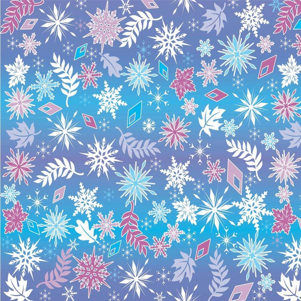 TOALHA TNT ESTAMPADA FLOCOS DE NEVE 2,18 X 1,38 m