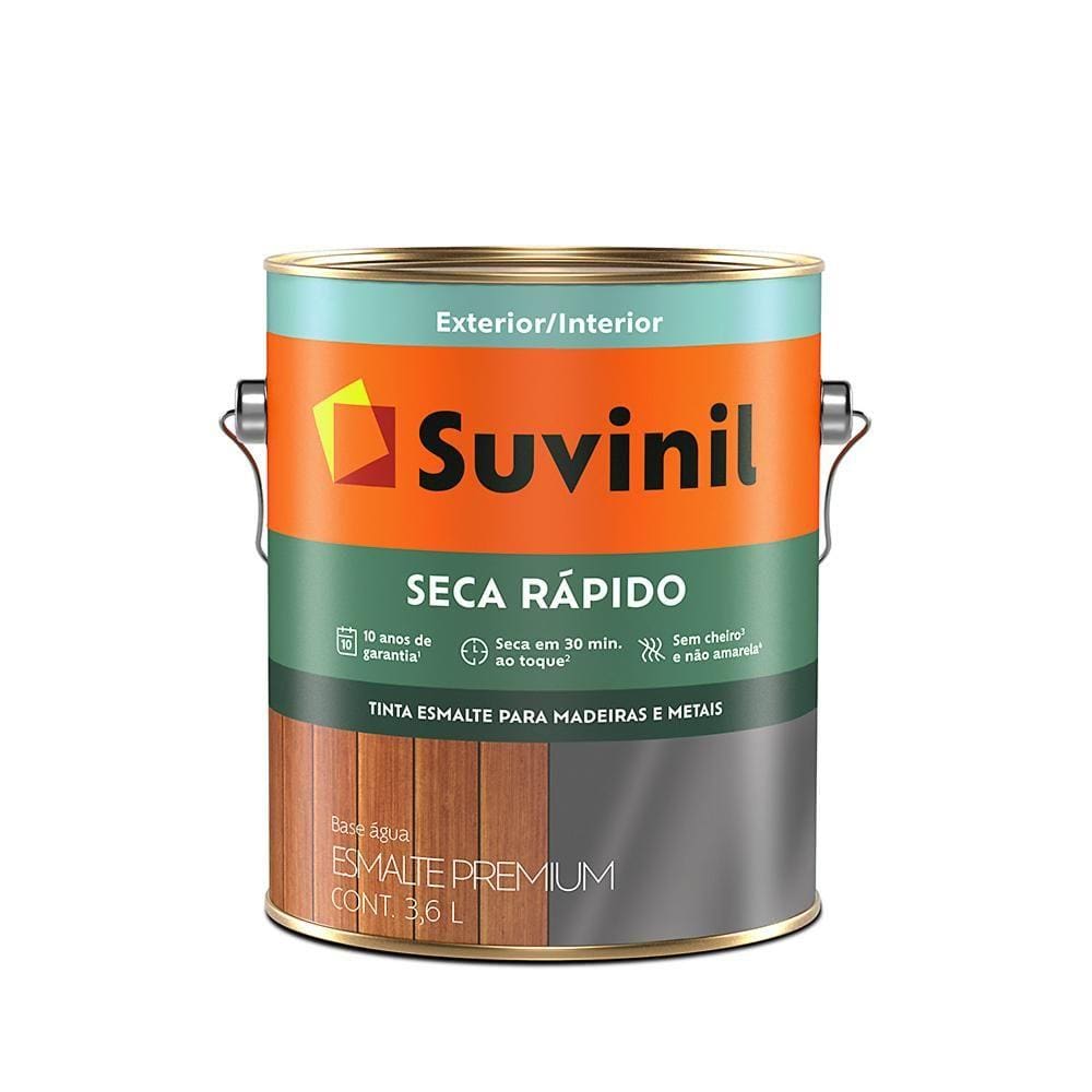 Tinta Acetinado Seca Rápido Premium 3,6L Branco Suvinil