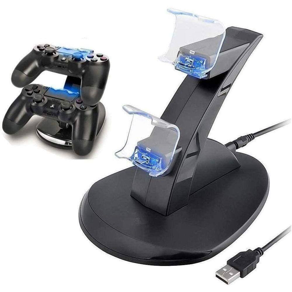 Carregador Controle Ps4 Charge Duplo 2 Controles