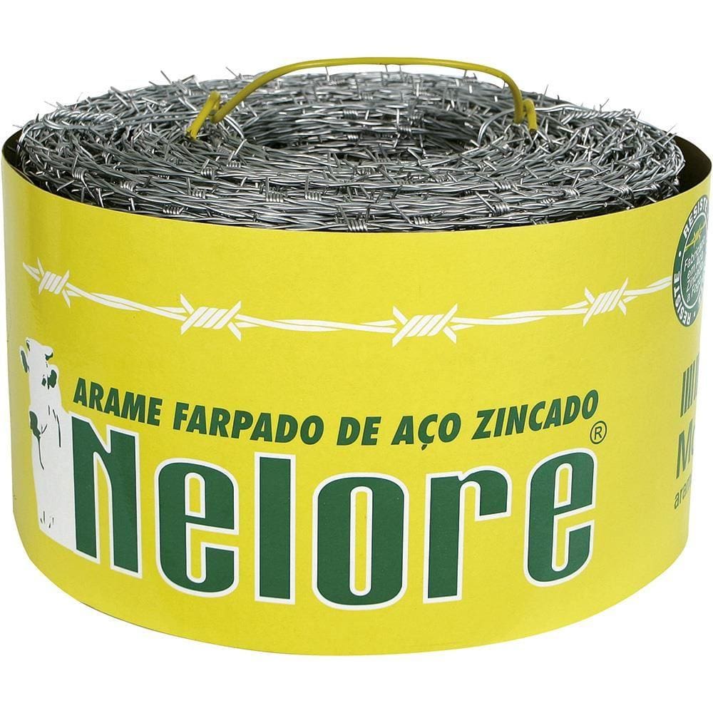 Arame Farpado Nelore Fio 16 1,52mm 250kgf 500m