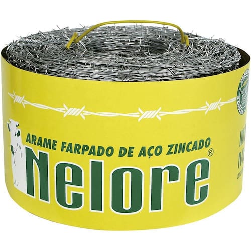 Menor preço em Arame Farpado Nelore Fio 16 1,52mm 250kgf 500m