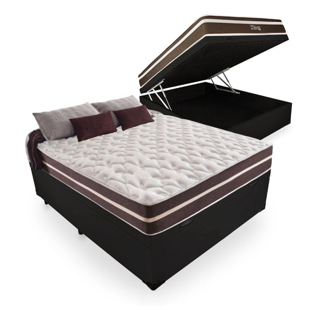 Cama box casal kim sixe com com bau | Extra