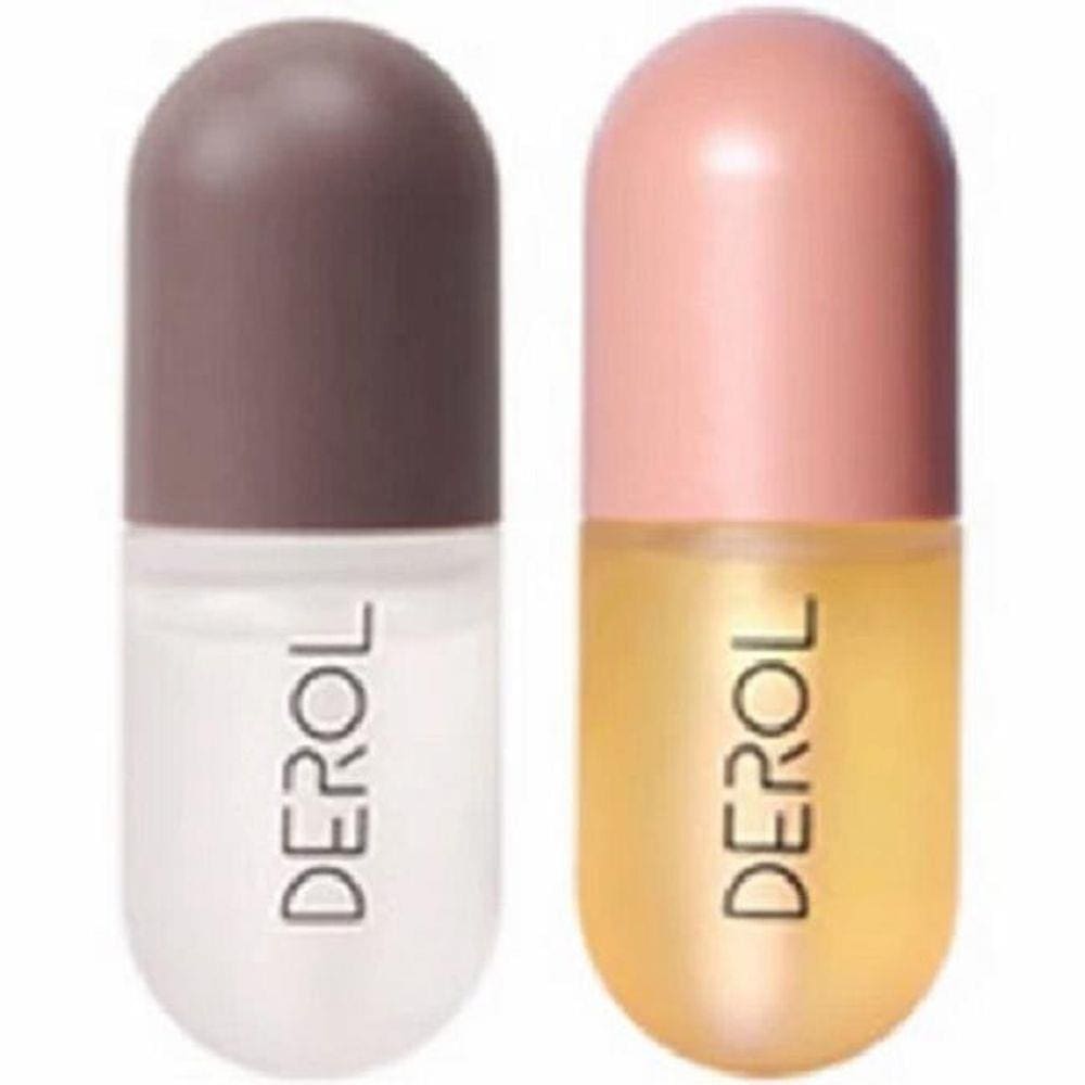 Serum Labial Volume Instantâneo Brilho Derol Kit Dia E Noite