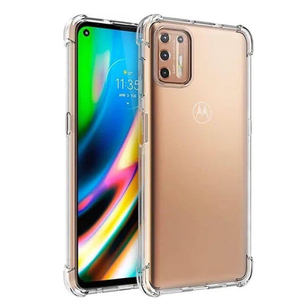 Capinha Silicone Transparente Antichoque Moto G9 Plus