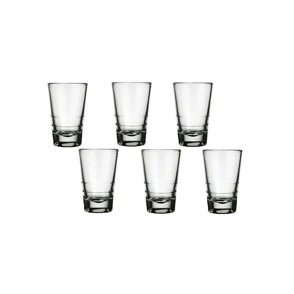 Kit 06 Copos Dose Caninha 100Ml - Nadir - 3033