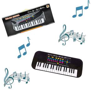 Teclado Piano Musical Infantil Com Microfone Hs5460a - Dm Toys