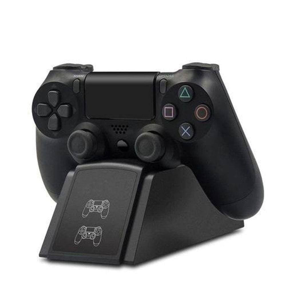 Carregador Para Controle Ps4 Charge Duplo 2 Controles