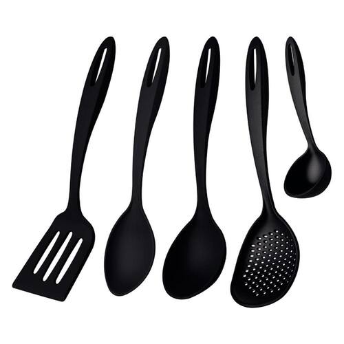 imagem-Conjunto de Utensilios Tramontina Ability Nylon Preto 5 Peças
