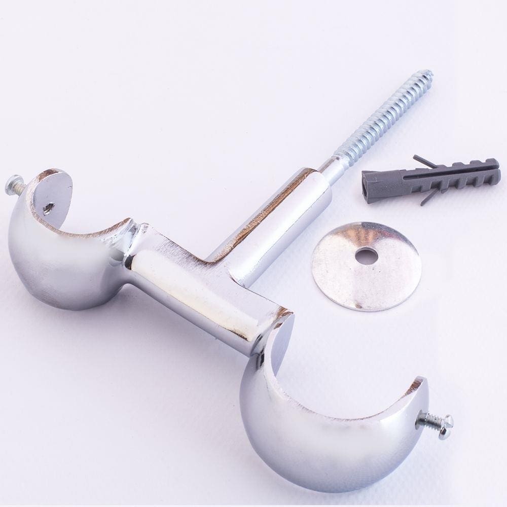 Suporte Duplo de Teto para Varão de 28x19mm