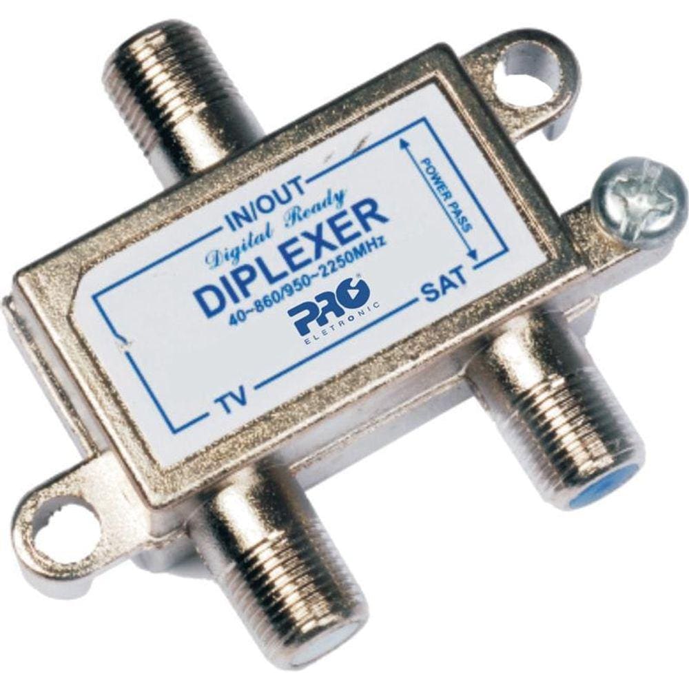 Diplexer Vhf+Uhf E Satelite ComPas. Dc Pqdi6500 Proeletronic