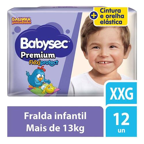 Fralda Descartável Babysec Galinha Pintadinha Premium XXG 12 Unidades Menor preço em Fralda Descartável Babysec Galinha Pintadinha Premium XXG 12 Unidades