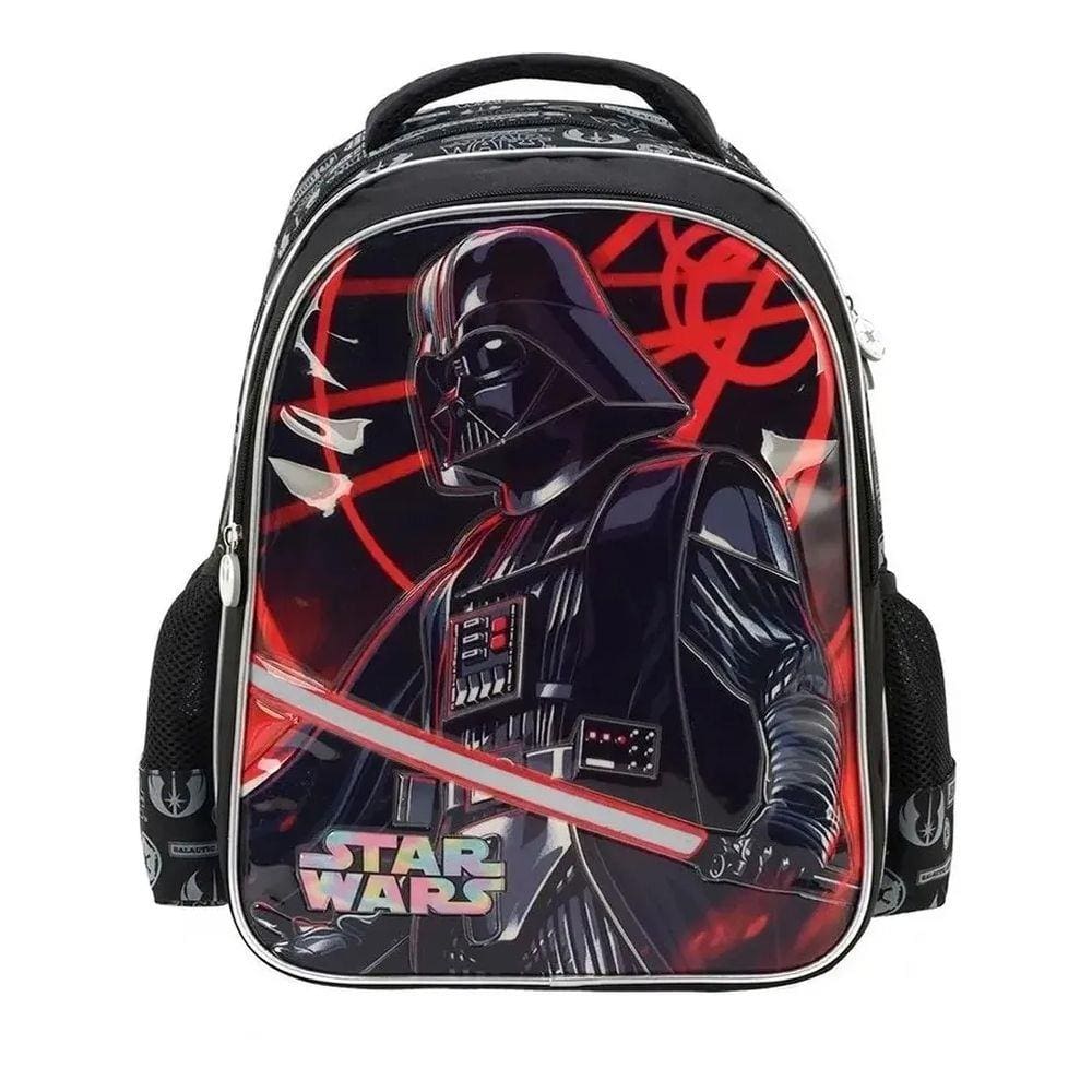 Mochila Escolar Costa Star Wars Acende Luz na Espada Modelo Novo