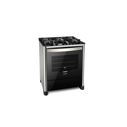 imagem-Fogão Piso Fischer Gran Cheff 5 Bocas Tripla Chama Inox 220V