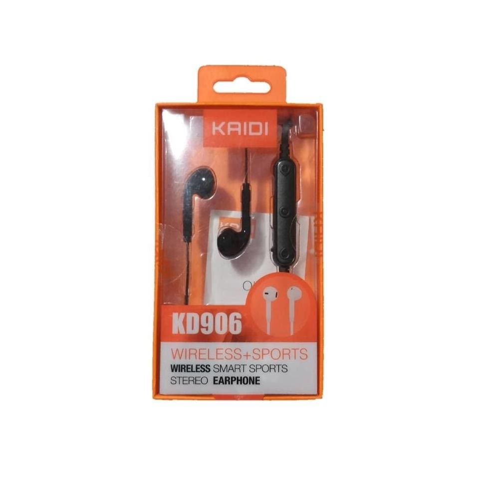 Fone De Ouvido Esportivo Bluetooth Kaidi Kd-906 PRETO