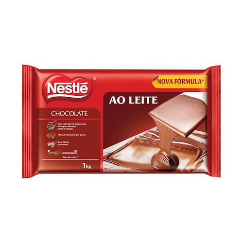 Chocolate NESTLÉ ao Leite 1kg Menor preço em Chocolate NESTLÉ ao Leite 1kg
