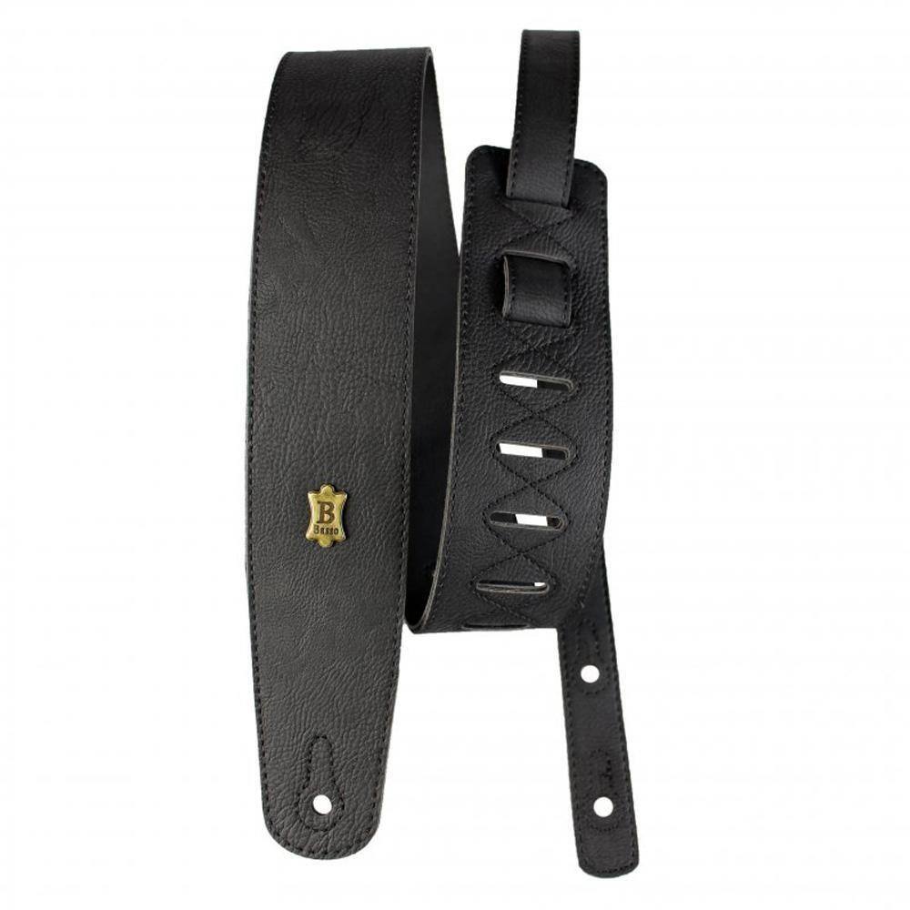 Correia Basso Eco 01 Preta Couro Vegano Regulável Até 145 cm 100% Reciclável