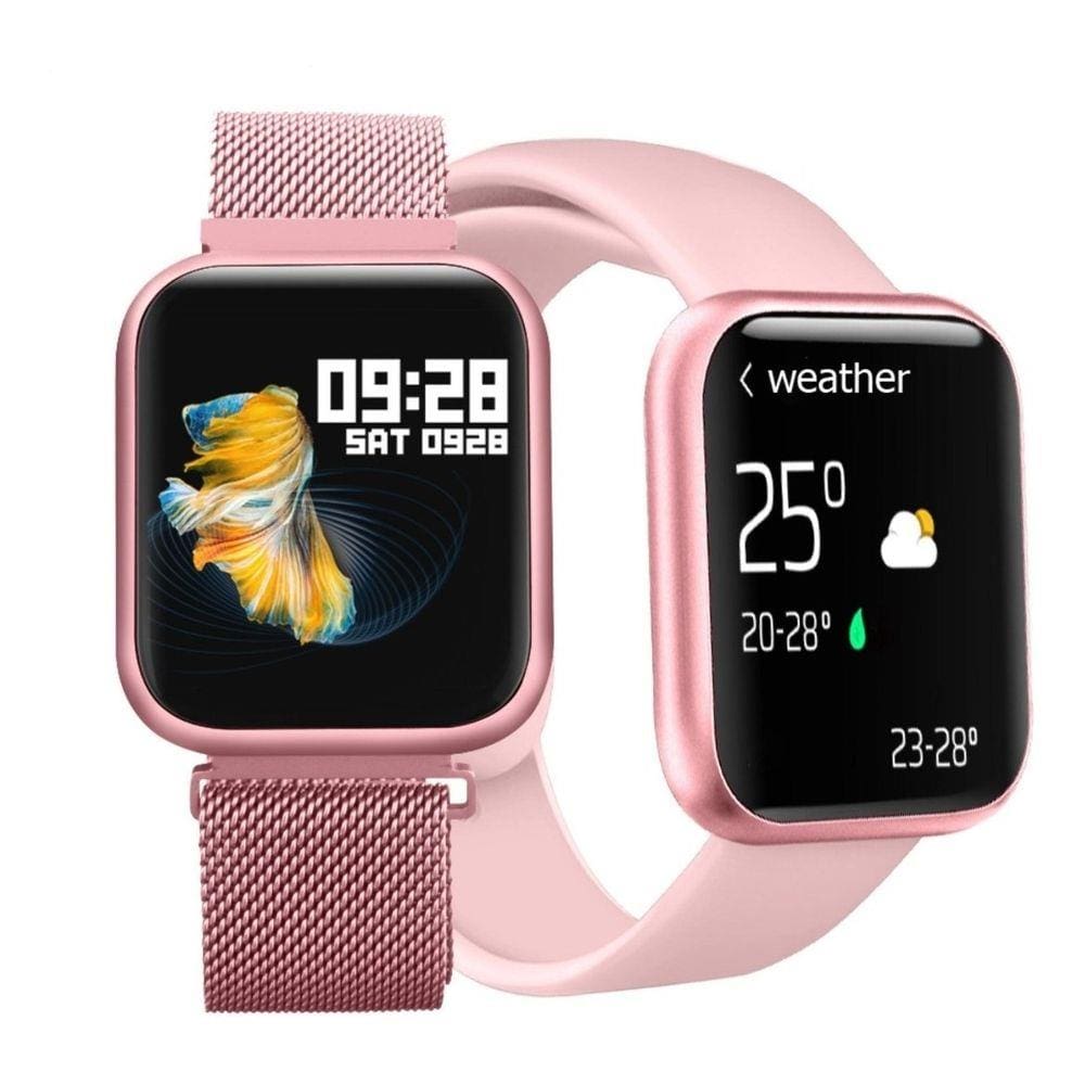smartwatch w34 s rosa