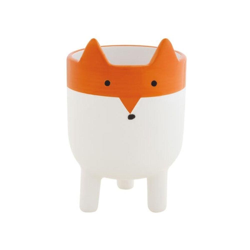 Cachepot Raposa em Cerâmica 13x8,5cm 12880 Mart