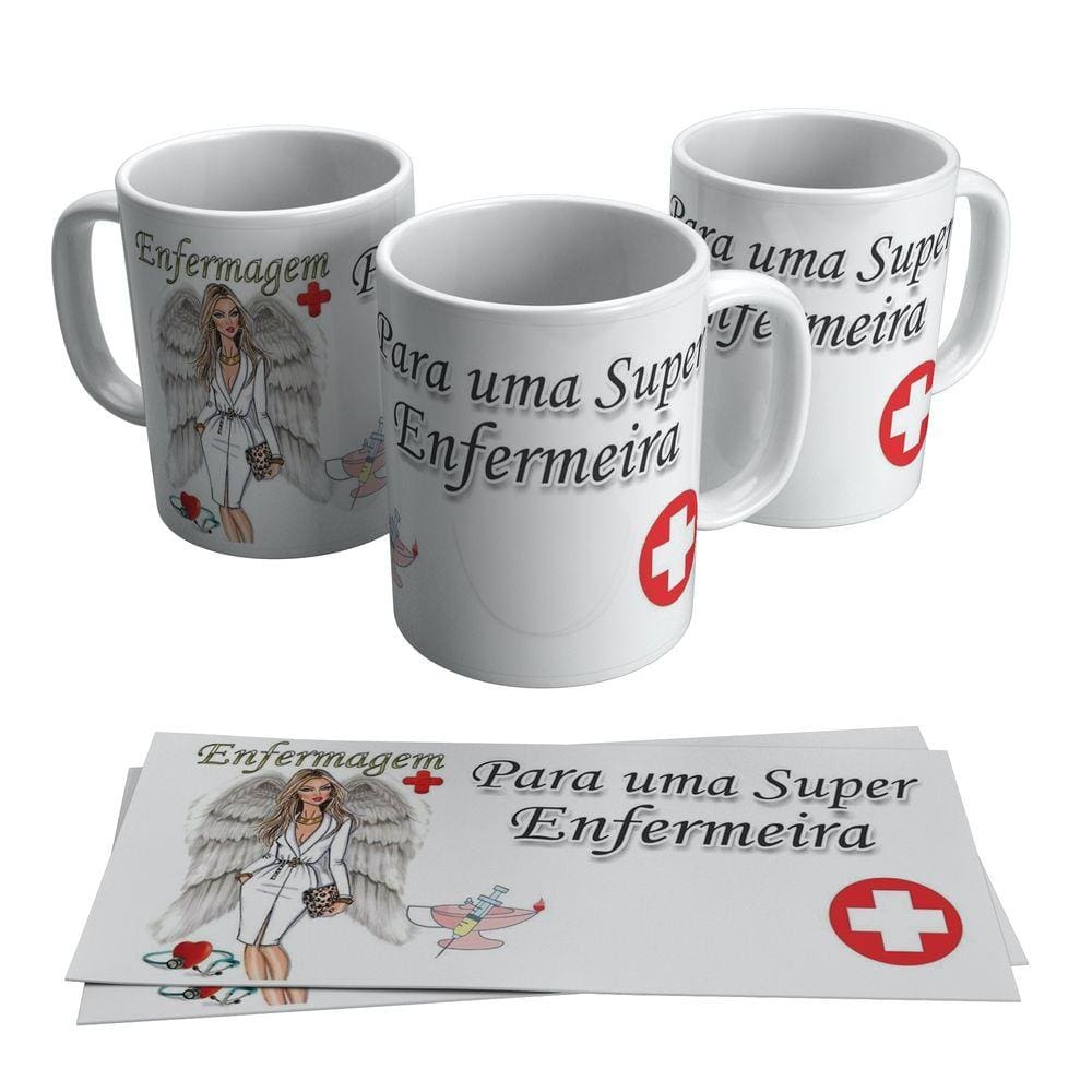 Caneca Enfermagem Presente Para Uma Super Enfermeira
