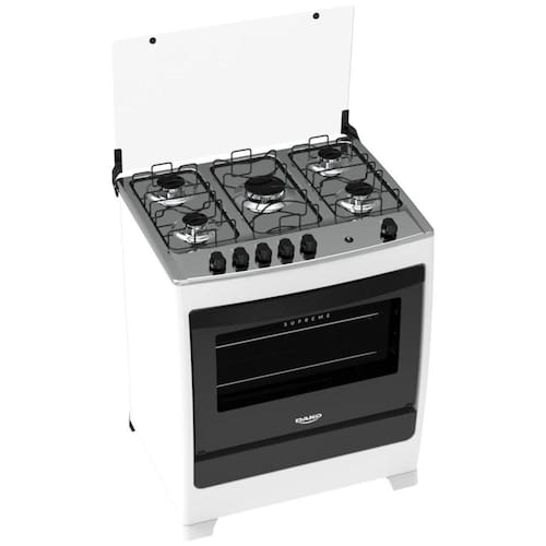 imagem-Fogão 5 Bocas Dako Supreme Com Acendimento Automático + Trempe Dupla e Plana  - bivolt