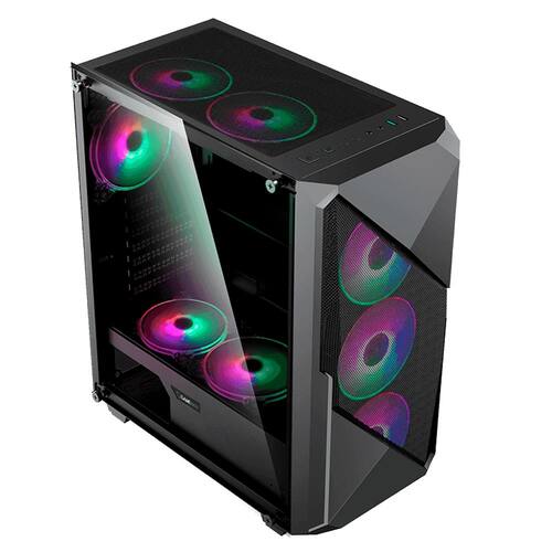Gabinete Gamer Revolt 3606 Argb Vidro Menor preço em Gabinete Gamer Revolt 3606 Argb Vidro