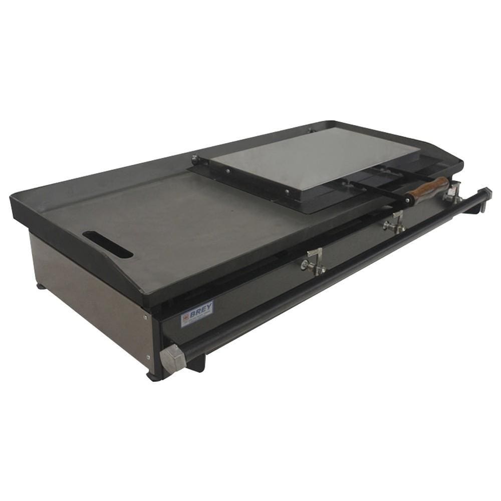 Chapa a Gás 100 cm Metal Brey Baixa Pressão com Prensa CHB-100