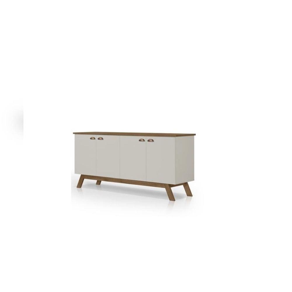Buffet Atlanta Off White Com Madeira – Tebarrot Móveis