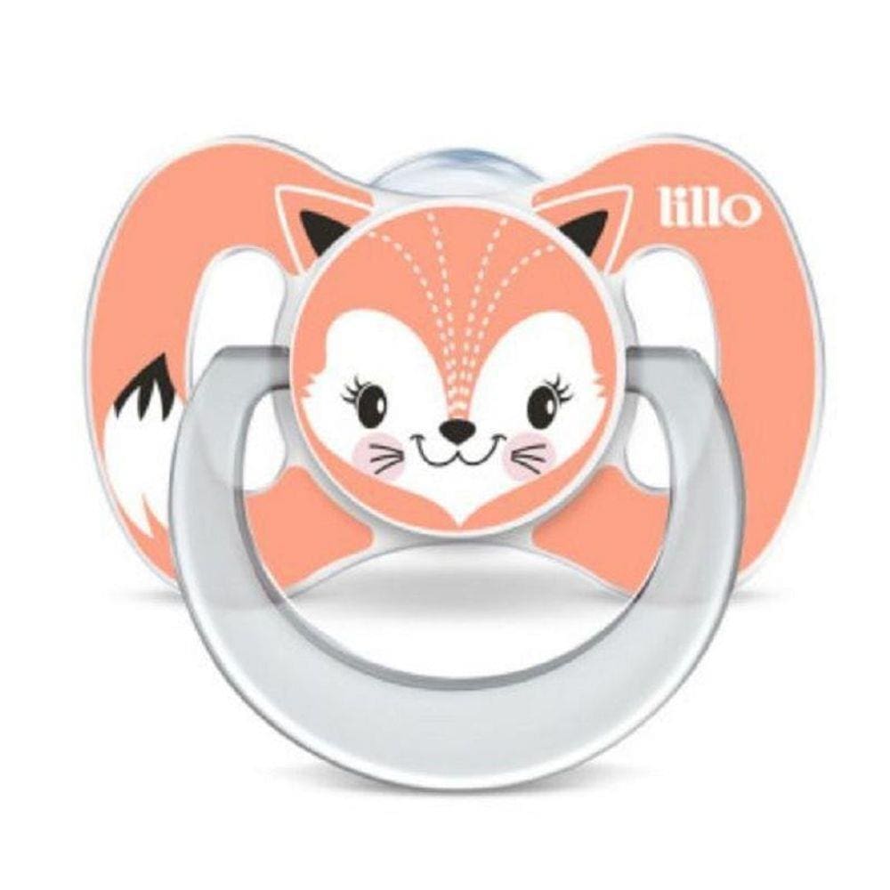 Chupeta Funny Animais Tam.1 (0 A 6M) -Raposa Lillo