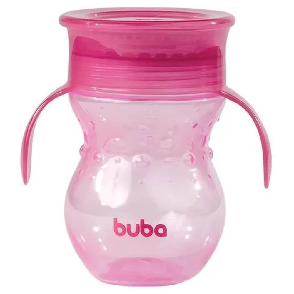 Copo de Treinamento com Alça 360° Rosa - Buba