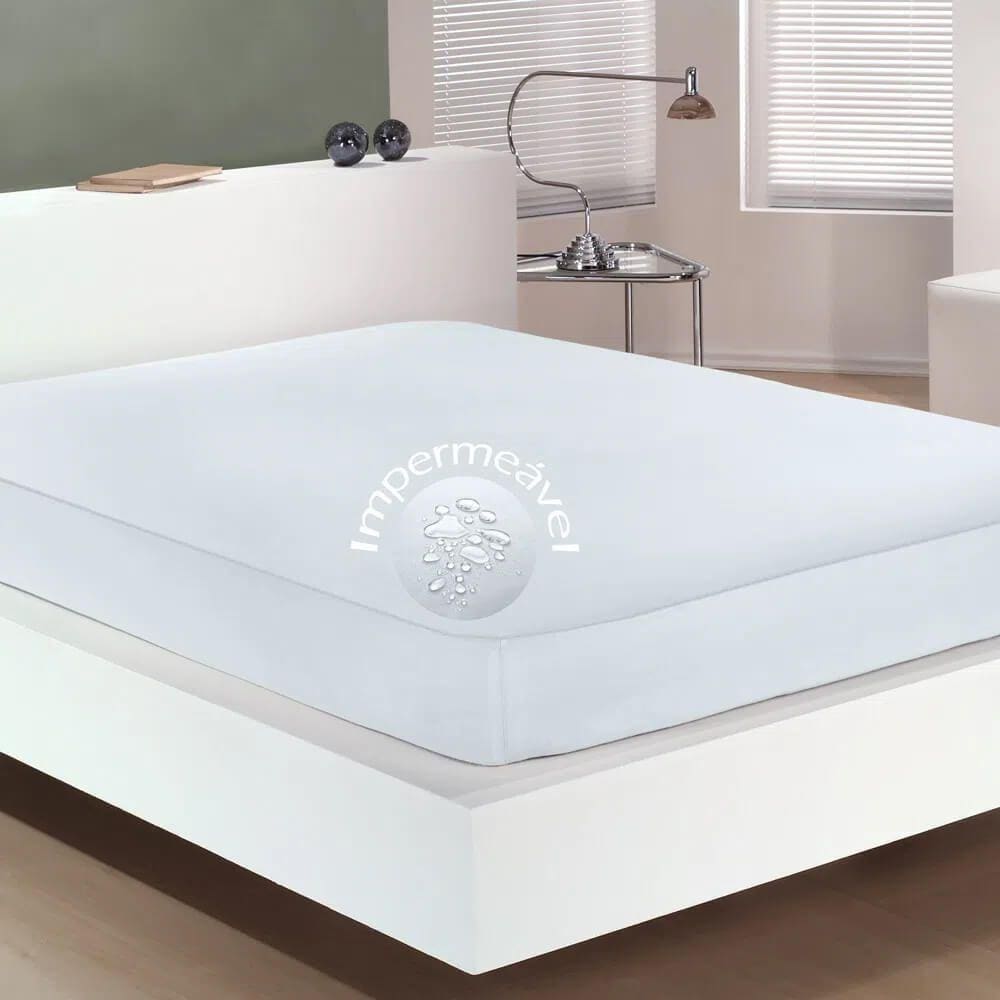 Protetor de Colchão King Buettner Impermeável Branco
