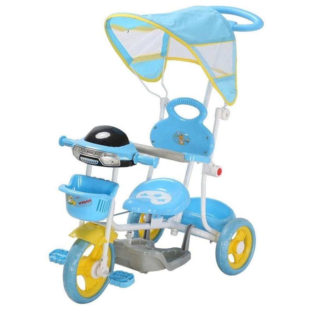 Triciclo Motoca Infantil Menino Policial Azul - Kepler