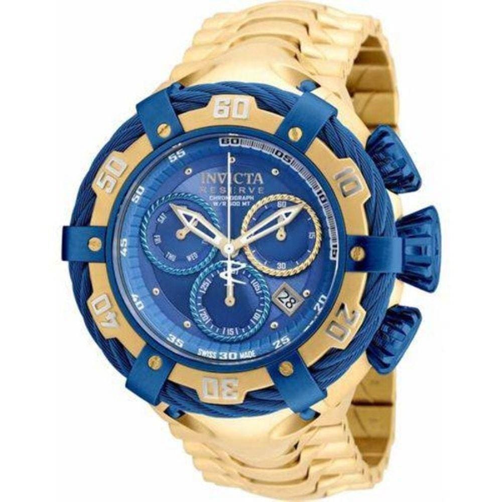 relogio masculino invicta dourado original