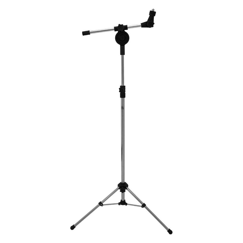 Pedestal Girafa Estante Cromado Para Prato De Bateria Visão