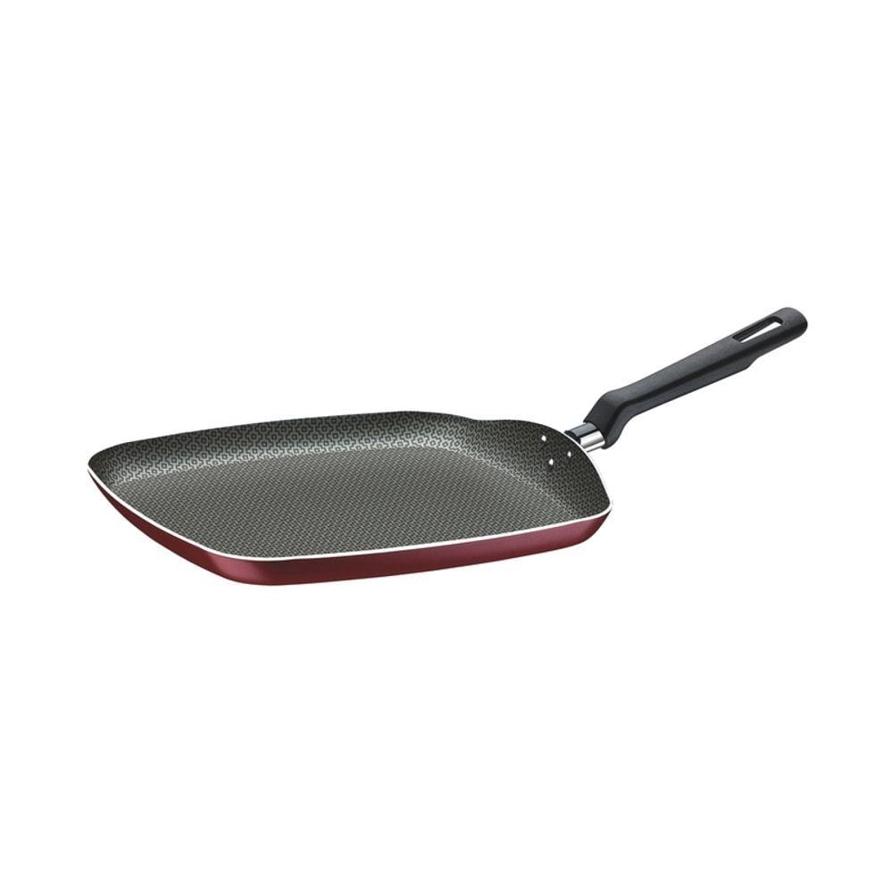 Bistequeira Lis Alumínio 26cm Loreto Vermelha Tramontina
