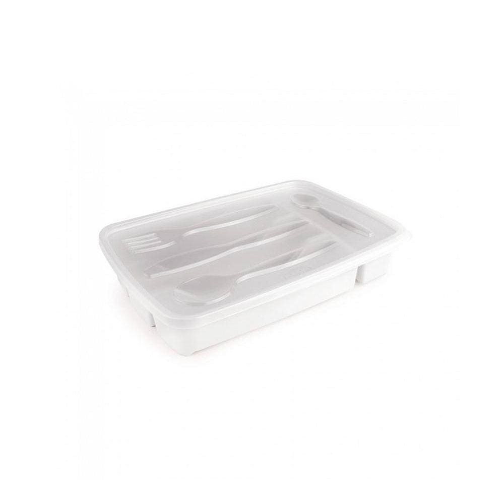 Porta Talheres 4 Divisórias Ludico Mesclado Plasutil