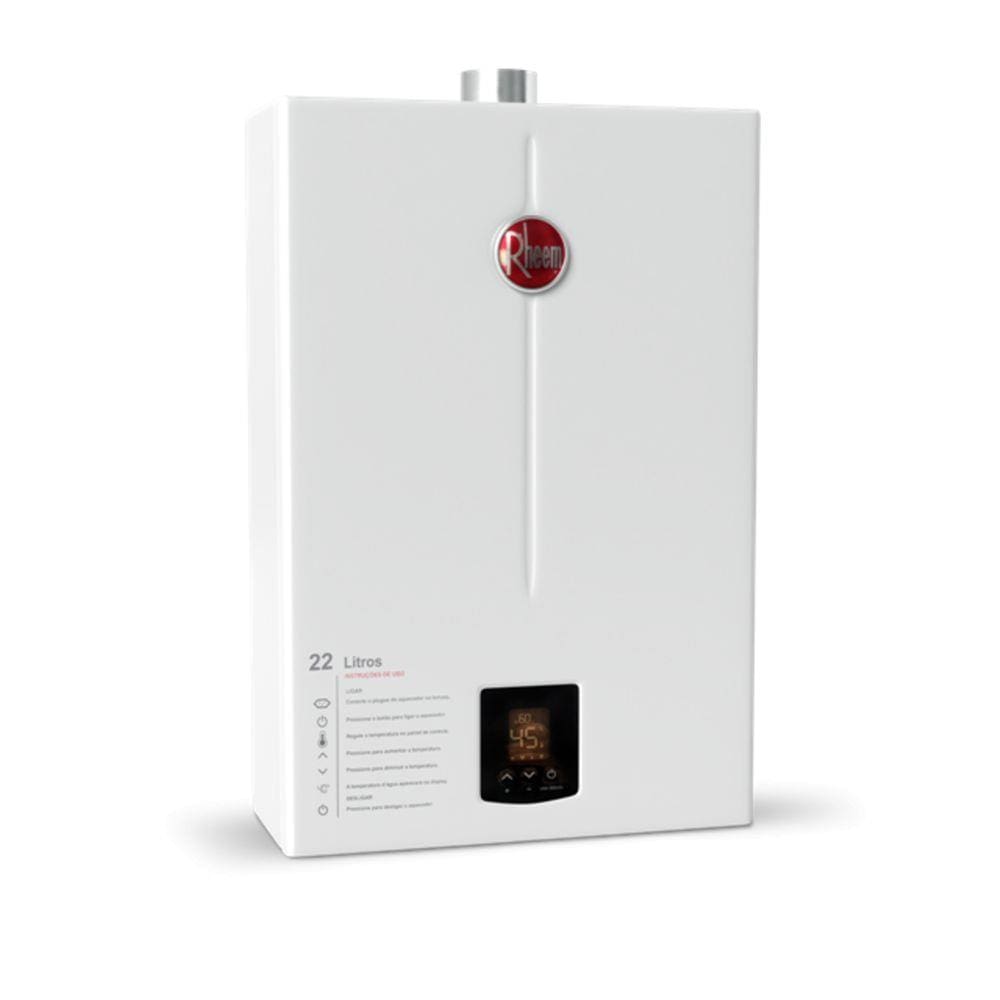Aquecedor Rheem 22 Litros/Digital Glp 127-220