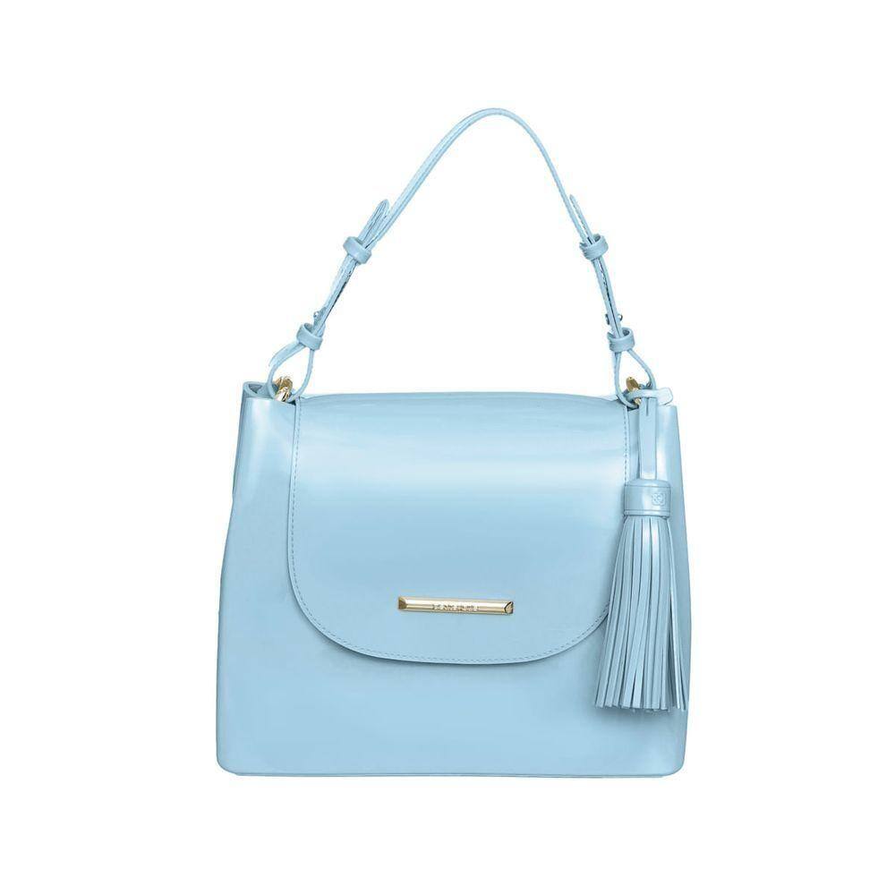 electric blue crossbody bolsa