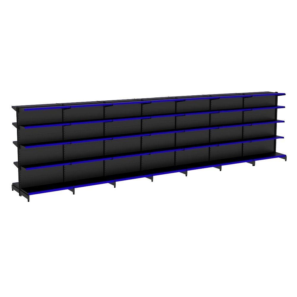 Gondola Centro 170 Amapa Flex Kit 7 Metros Preto PE AZ
