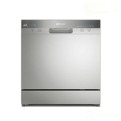 imagem-Lava-Louças Electrolux Inox com 08 Serviços, 07 Programas de Lavagem e Painel Blue Touch - LL08S - 220V