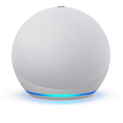 Echo Dot (4ª geração) Smart Speaker Amazon com Alexa Branca Menor preço em Echo Dot (4ª geração) Smart Speaker Amazon com Alexa Branca