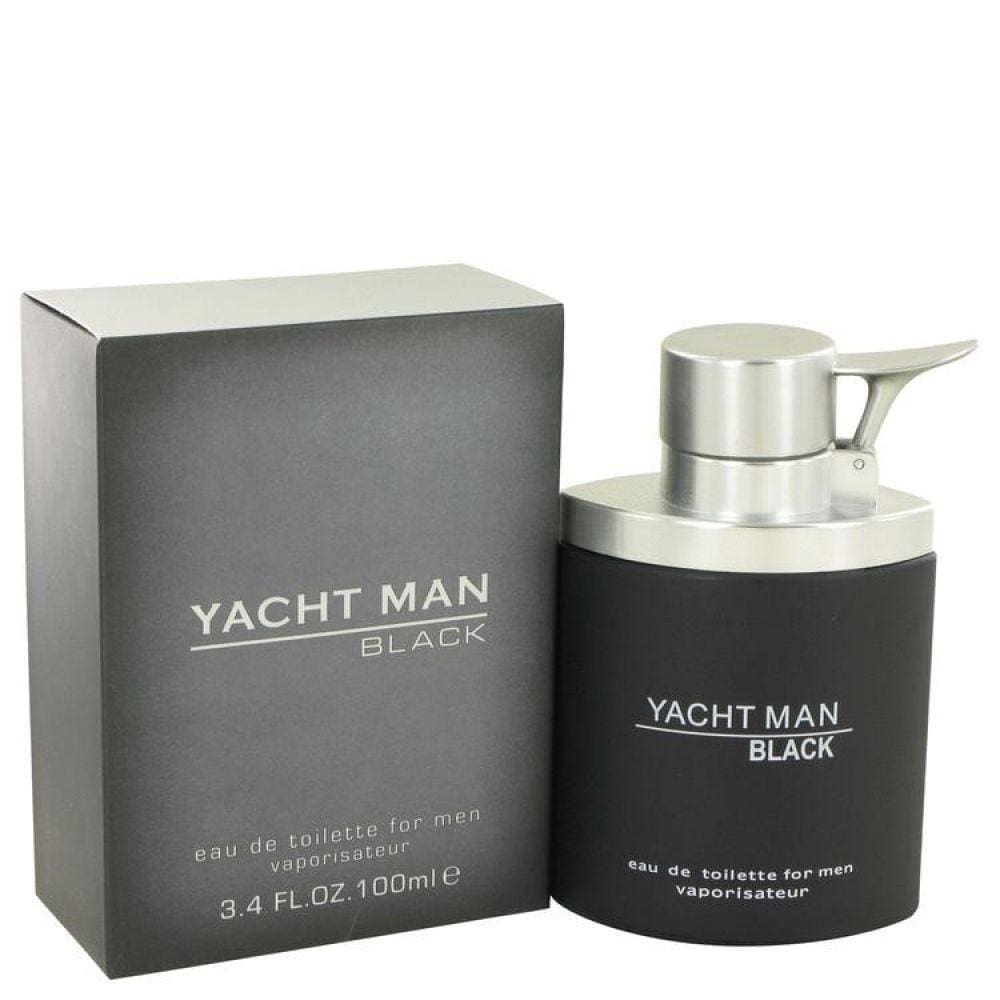 Perfume/col. Masc. Yacht Man Black Myrurgia 100 Ml Eau De Toilette