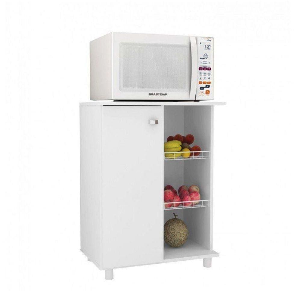 Balcão Fruteira 01 Porta Branco - Tecno Mobili