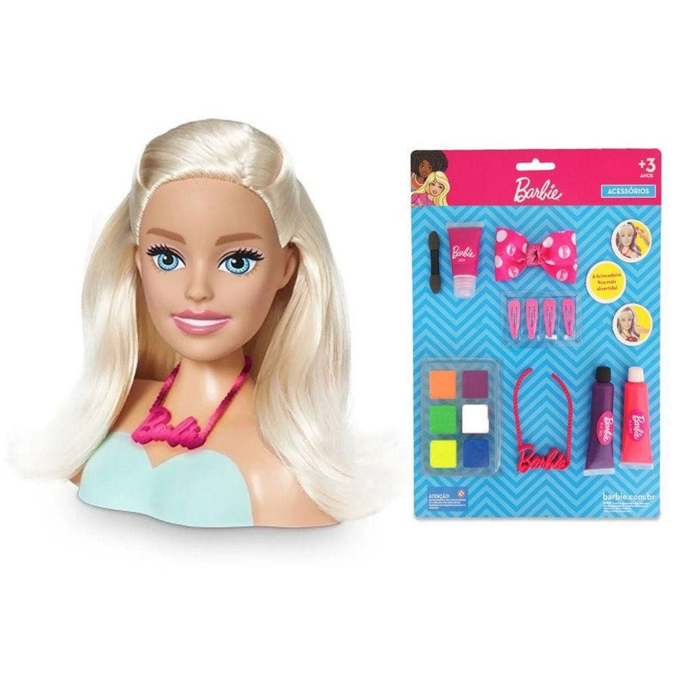 Barbie Boneca De Meninas Busto Acessórios Infantil