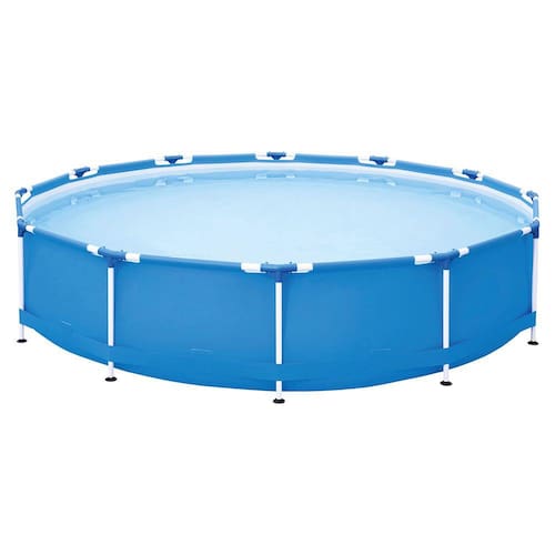imagem-Piscina com Armação 7.000 Litros Redonda 3,66 Metros MOR