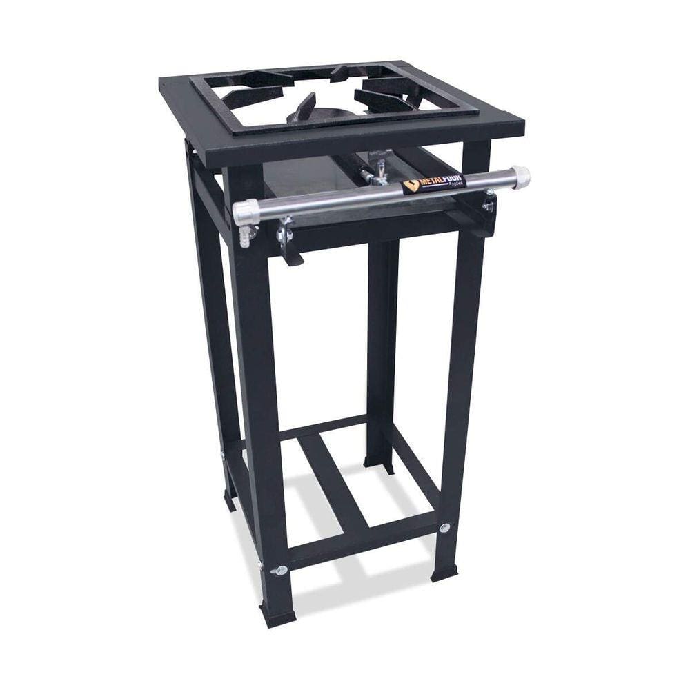 Fogão 1 Bocas Metalfour Alta Pressão Preto