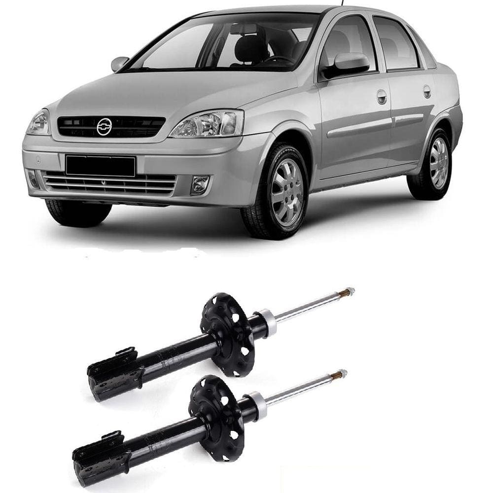 Par de Amortecedores Dianteiro Corsa Sedan Joy 10 8V de 2004 a 2005