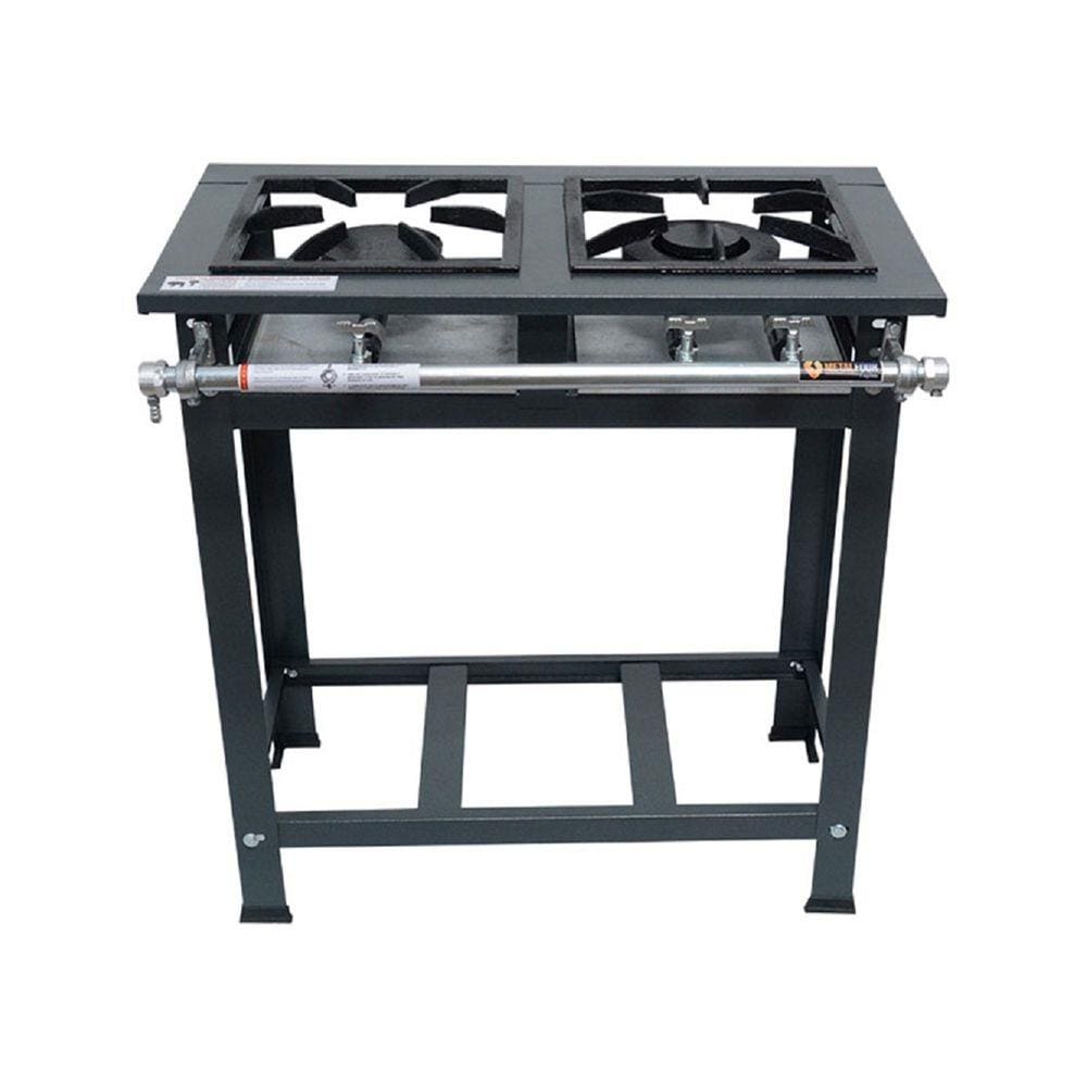 Fogão 2 Bocas Metalfour Lux P7 Baixa Pressão Inox Fogão 2 Bocas Metalfour Lux P7 Baixa Pressão Inox