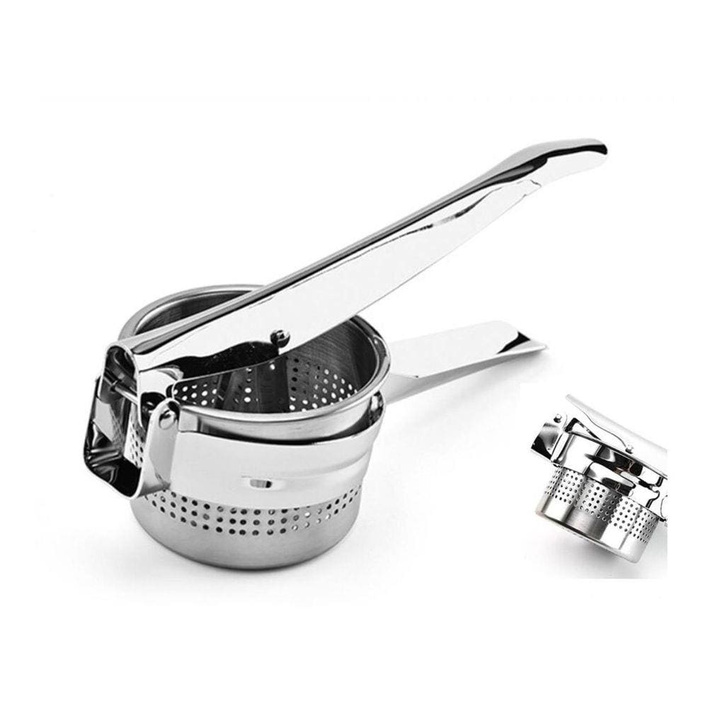 Espremedor Amassador De Batatas Em Aço Inox Cod 022