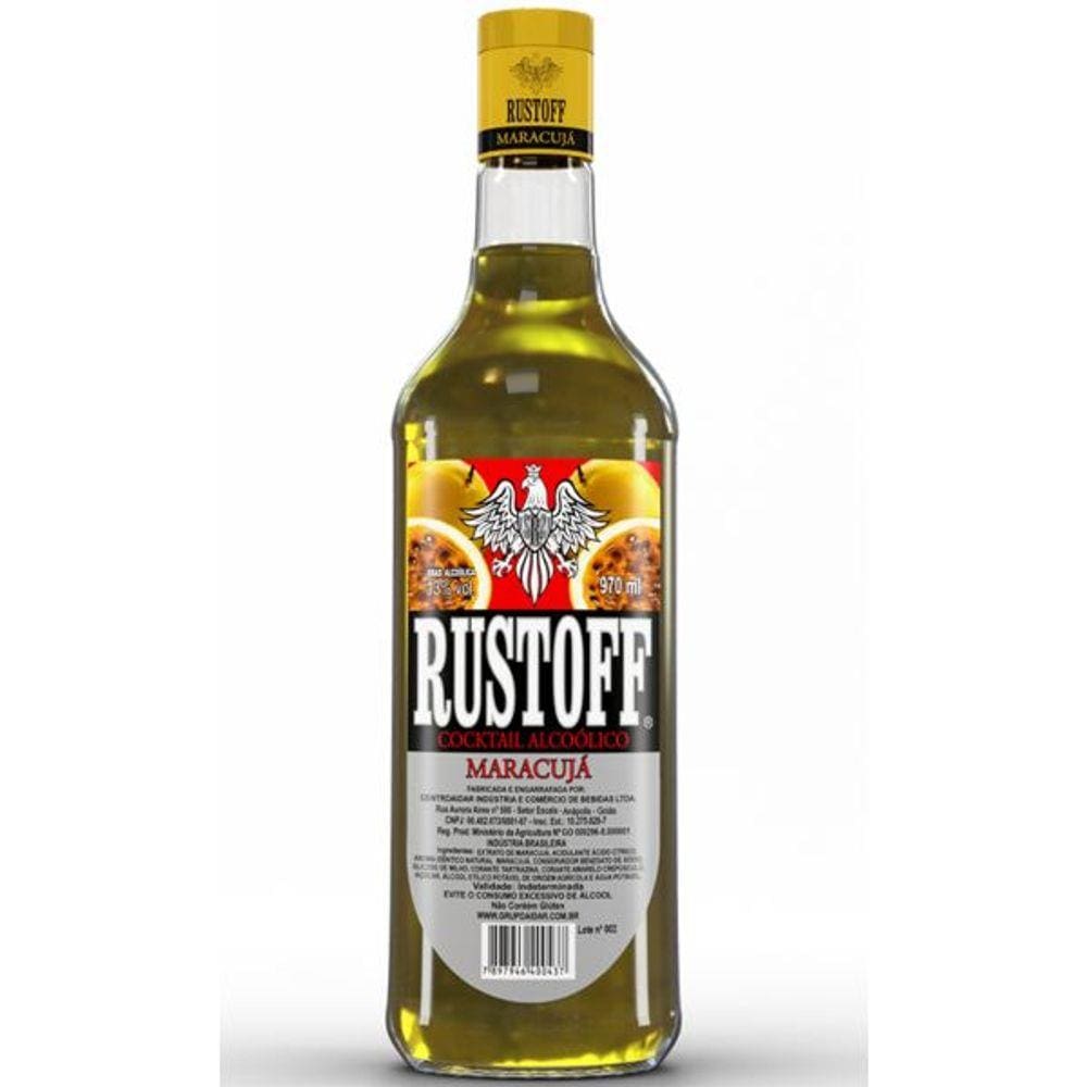 Vodka Rustoff Maracuja 970 Ml