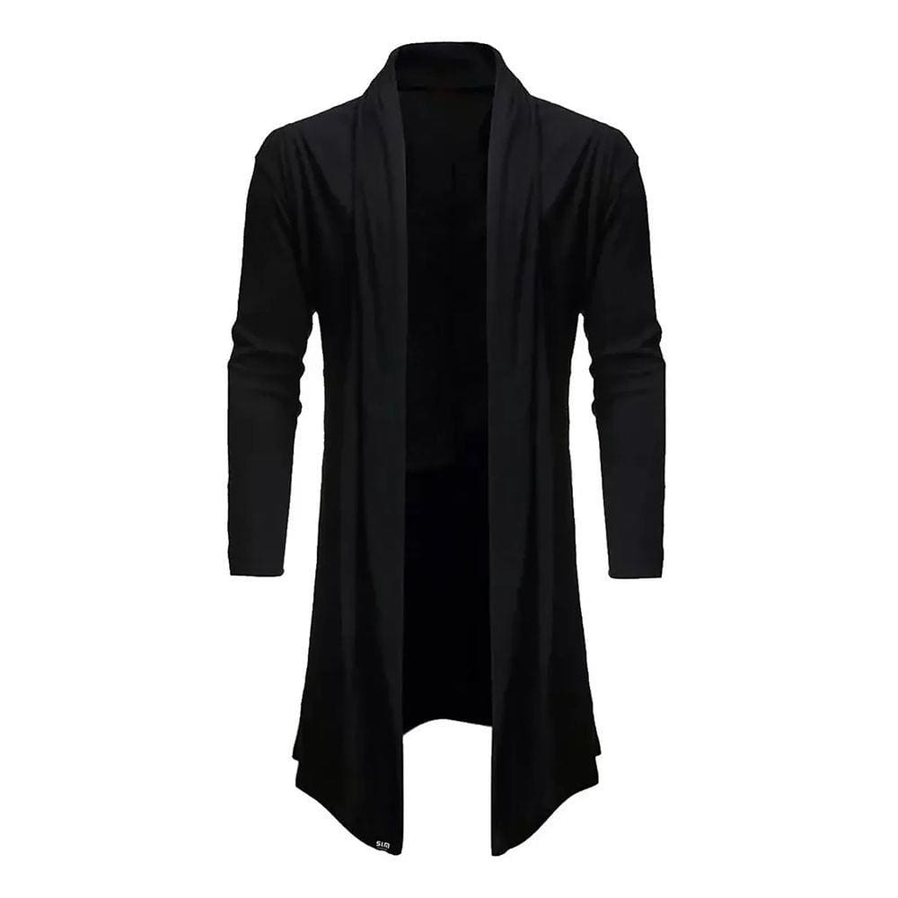 Cardigan Longo Blazer Masculino Casaco Fashion – Slim Fitness